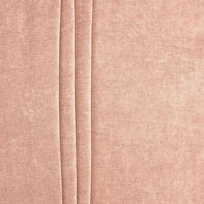 Tissu chenille aspect velours vieilli rose