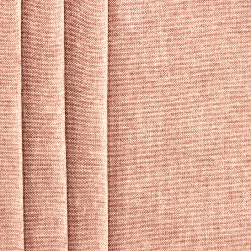 Chenille fabric with old velvet aspect - pink