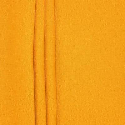 Blackout fabric with thick linen effect - mustard yellow