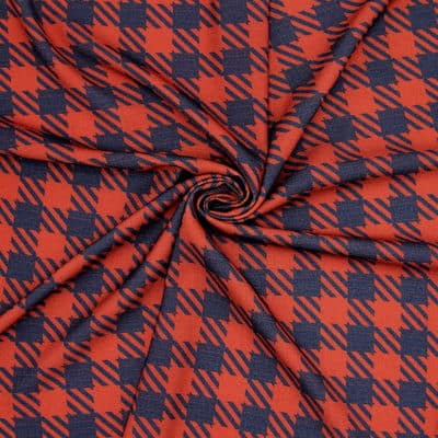 Fabric type crêpe with pattern
