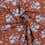 Fabric cretonne with palm trees design