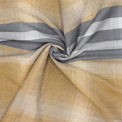 Striped cotton fabric 