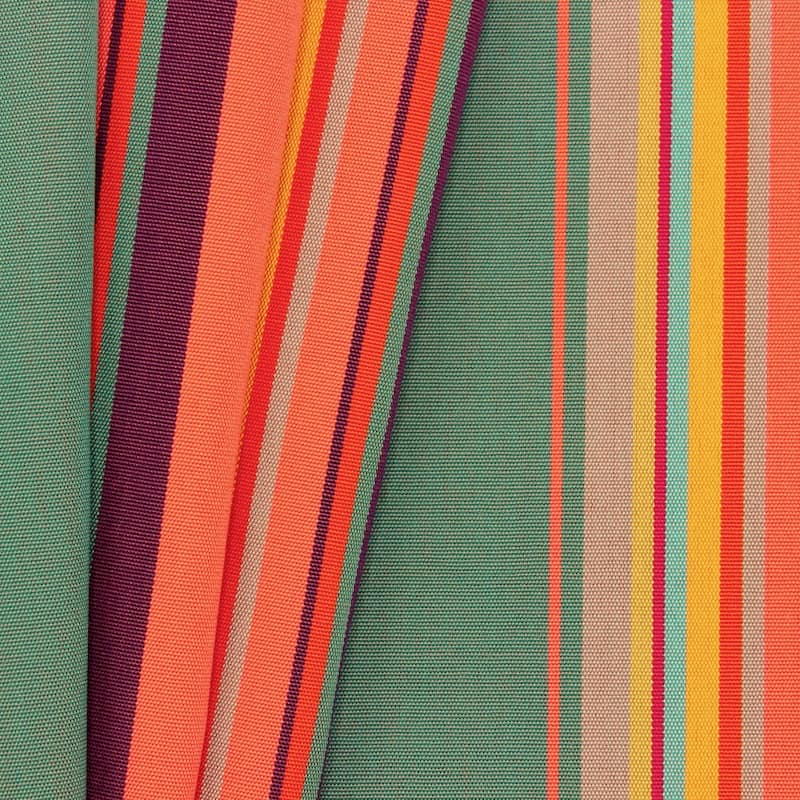 Outdoor fabric with stripes