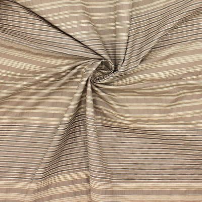 Striped clothing fabric
