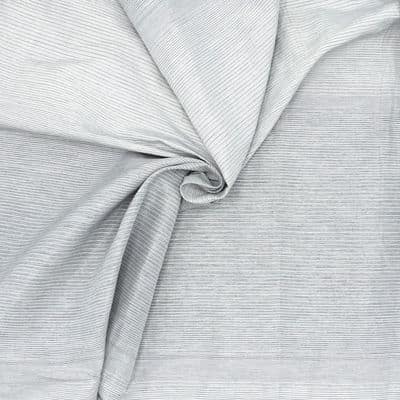 Striped apparel fabric - grey 