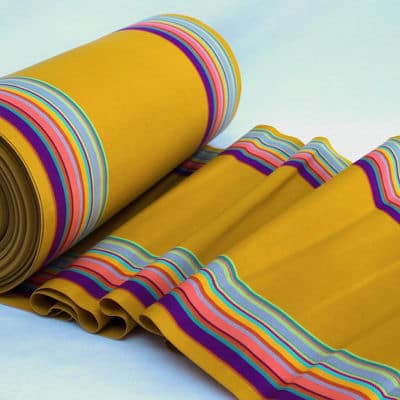 Striped deckchair cloth in dralon - multicolored