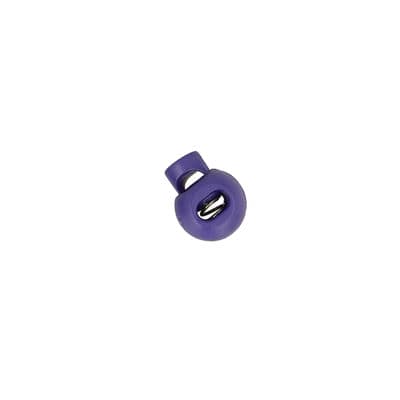  Round cord lock - purple