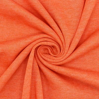 Light sweatshirt fabric - mottled orange