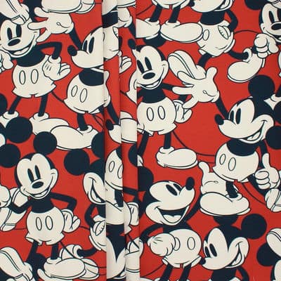 Tissu d'ameublement en coton imprimé Mickey