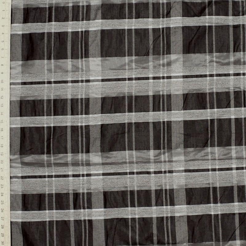Cloth of 3m checkered fabric - black