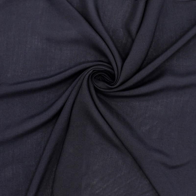 Polyester crêpe veil - midnight blue