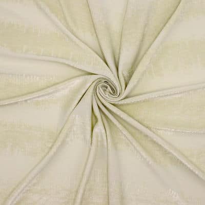Jacquard polyester fabric - beige