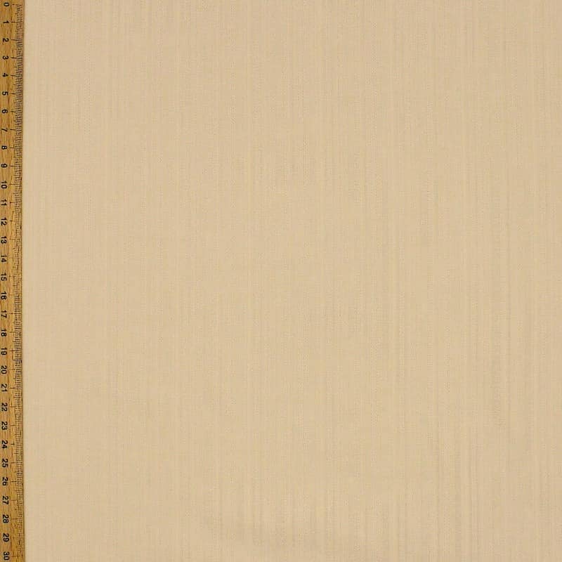 Striped jacquard fabric - beige
