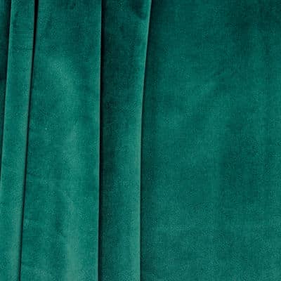 Velvet upholstery fabric - forest green
