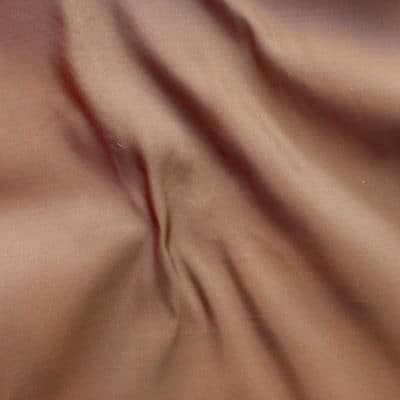 Silk faille - plain brown