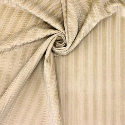 Corduroy fabric - beige