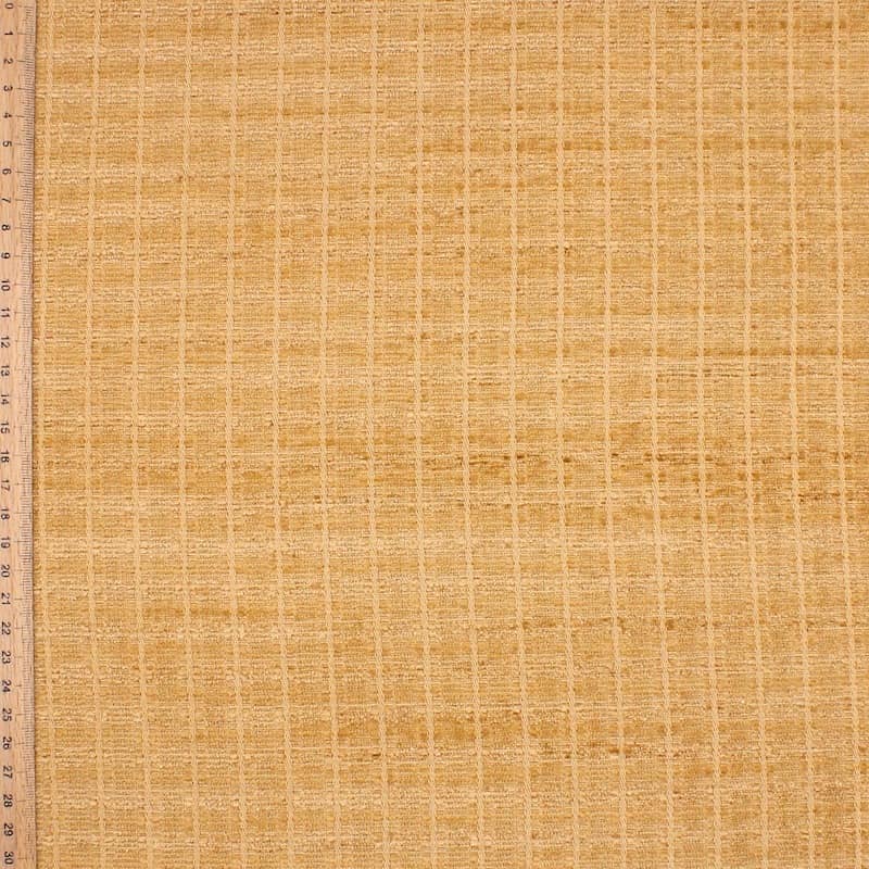 Cloth of 3m Jacquard chenille upholstery fabric - beige
