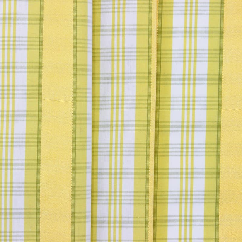 Cloth of 3m Upholstery fabric with yellow squares