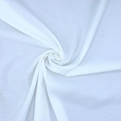 Tissu polyester blanc
