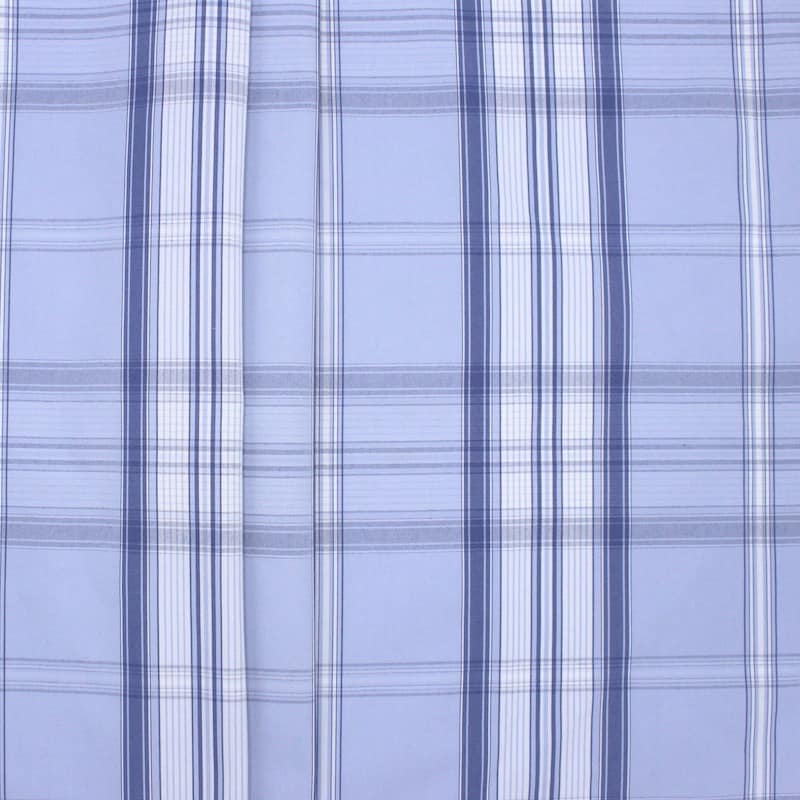Cloth of 3m Checkered upholstery fabric - lavender blue