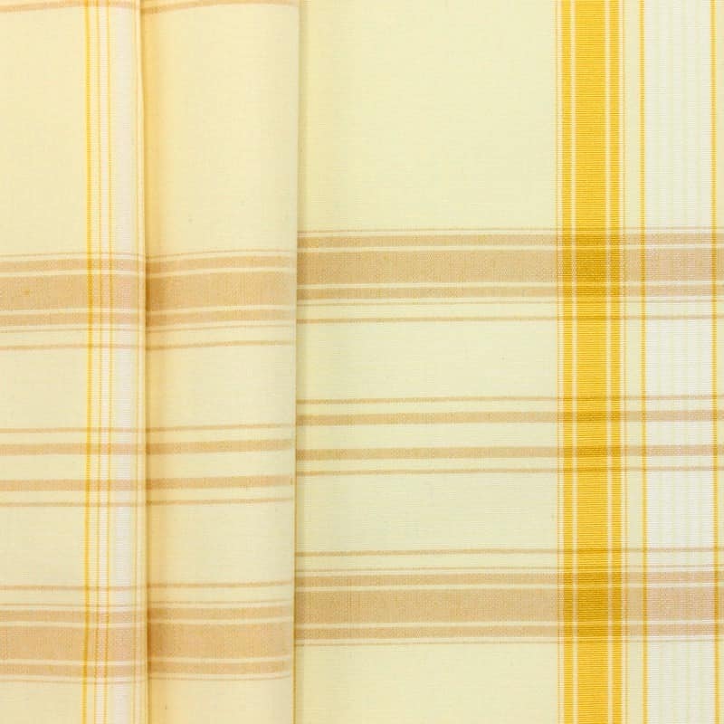 Cloth of 3m Checkered upholstery fabric - yellow