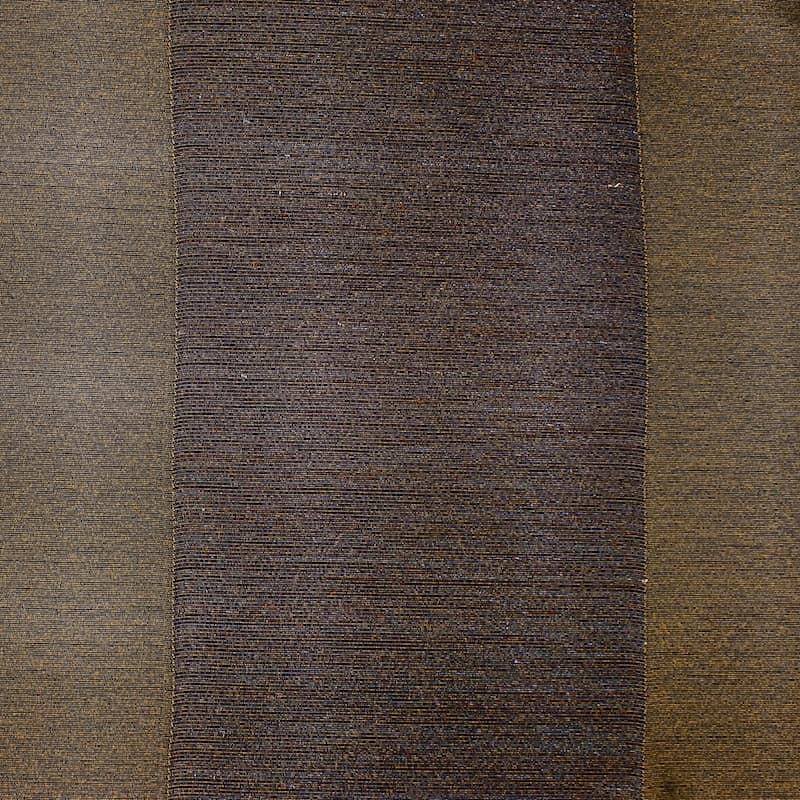 Cloth of 3m Striped fabric with shiny linen effect - bronze