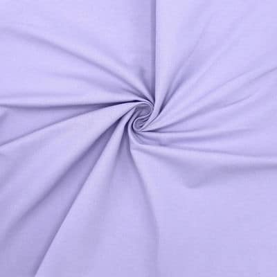 Tissu vestimentaire en coton lilas