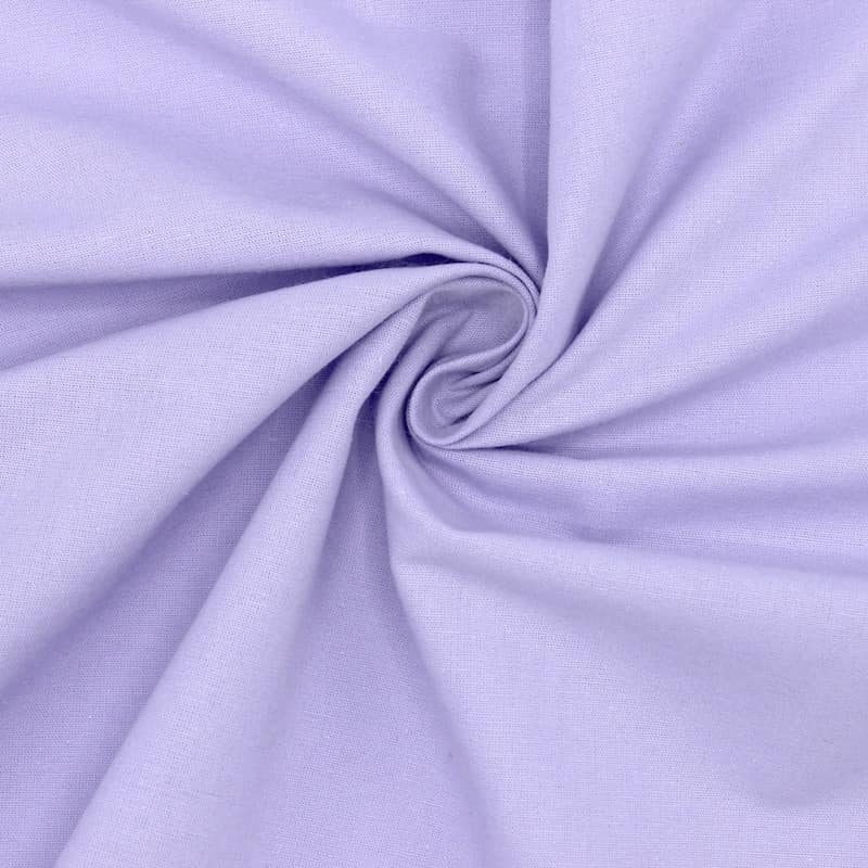Tissu vestimentaire en coton lilas
