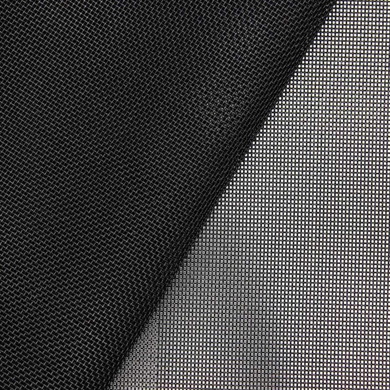 Sun visor screen cloth - black
