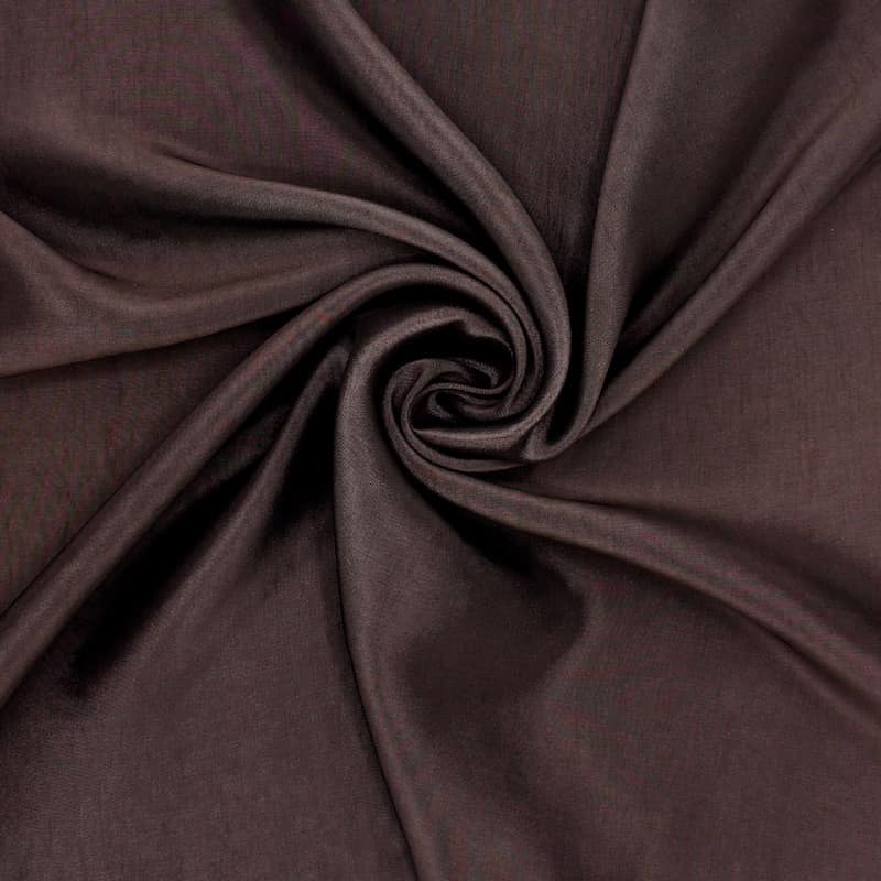 Tissu vestimentaire brun en viscose