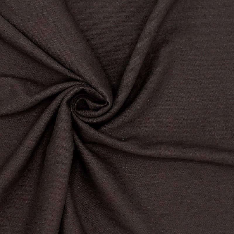 Tissu vestimentaire brun en viscose