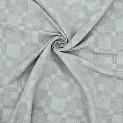 Apparel fabric with pattern - greige