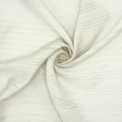Striped veil fabric - beige