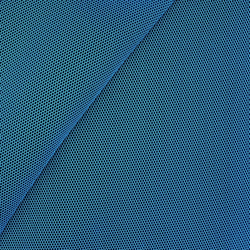 Upholstery fabric in polyester - turquoise
