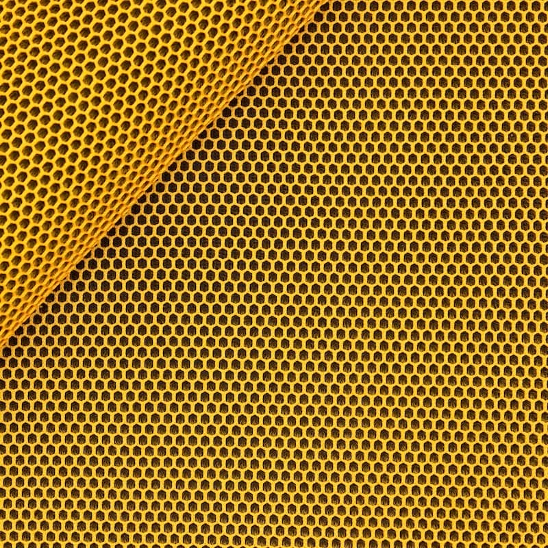 Tissu d'ameublement en polyester moutarde