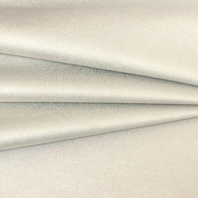 Fabric in PVC and polyester - silver 