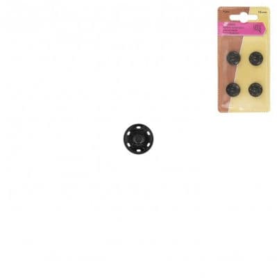Snap button to sew 30mm - black