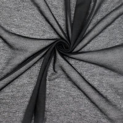 Polyester jerseystof - zwart