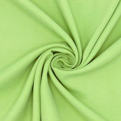Fabric with aspect of washed silk - green