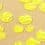 Transparent button - sulphur yellow