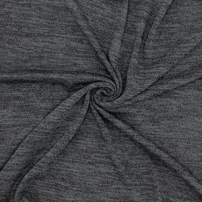Knit fabric - mottled grey