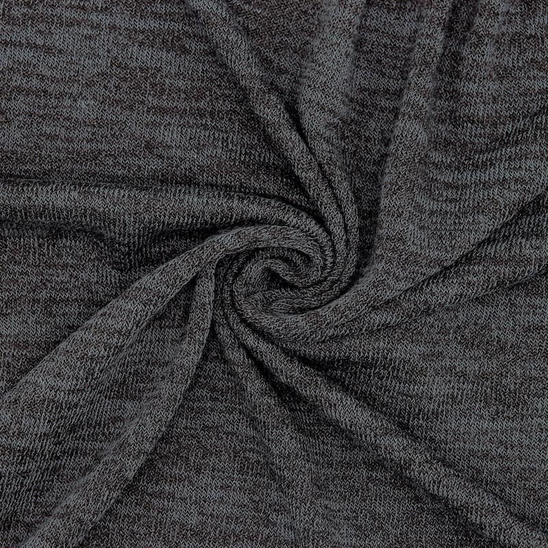 Knit fabric - mottled grey