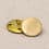 Button in polished metal - gold
