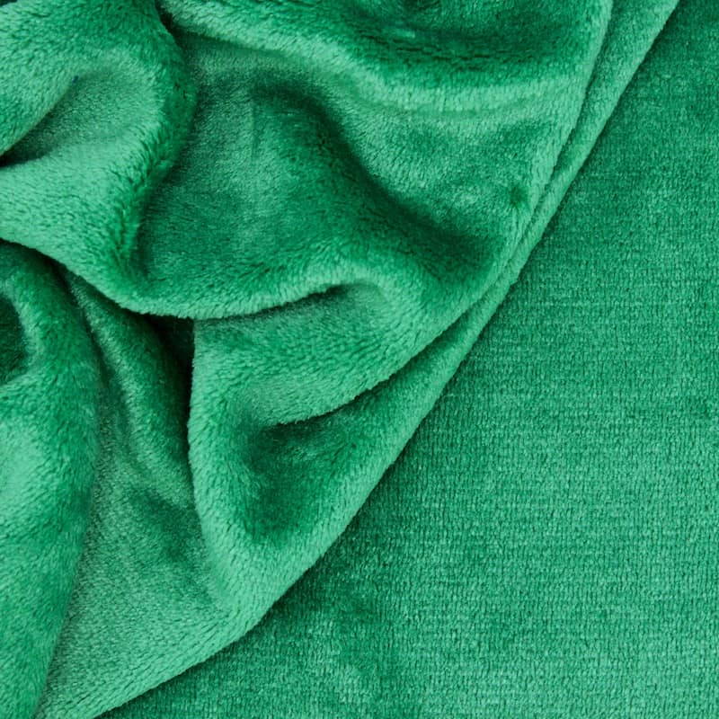 Minky velvet - plain green