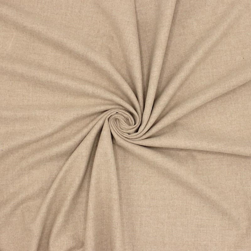 Extensible twill fabric - beige 