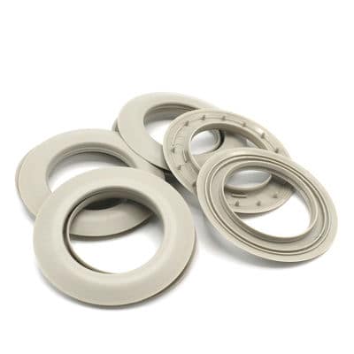 Ring clips - linen