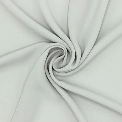 Tissu crêpe léger polyester - gris
