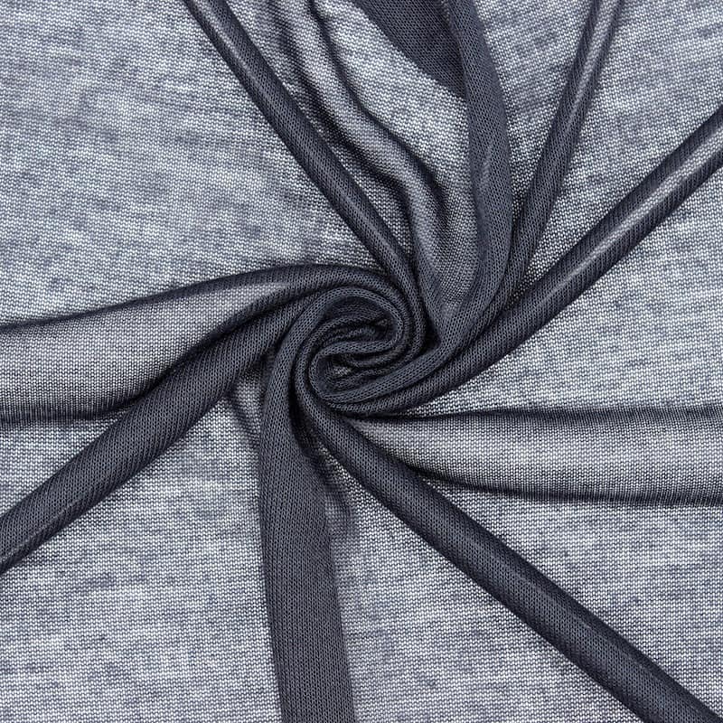 Tissu maille polyester - marine