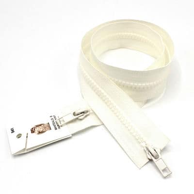 Transparent partible zipper 