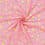 Tissu coton ananas - rose